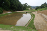 キトラ古墳周辺地区生活体験ゾーン調整池設置工事　写真1