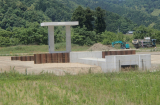 三日市地区水田谷川樋門築造工事 写真1