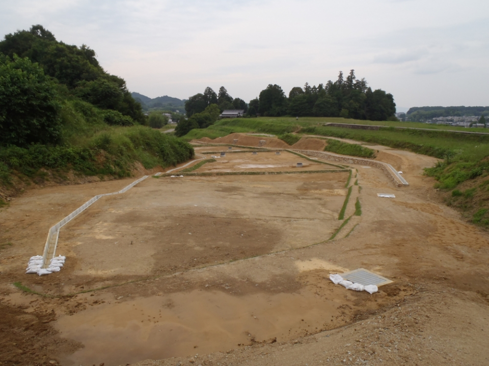 キトラ古墳周辺地区生活体験ゾーン調整池設置工事　写真4