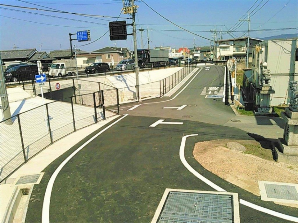 木津東バイパス大谷交差点改良工事 写真6