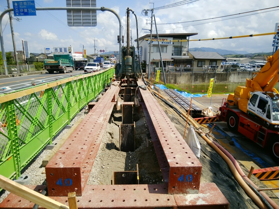 木津東バイパス大谷交差点改良工事 写真9