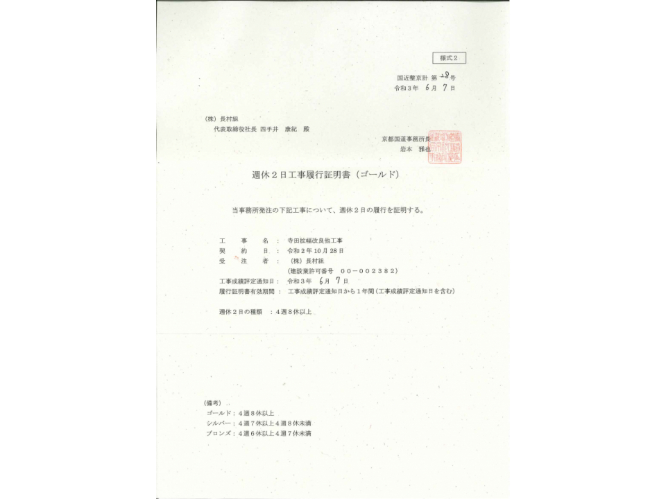 寺田拡幅改良他工事 写真10