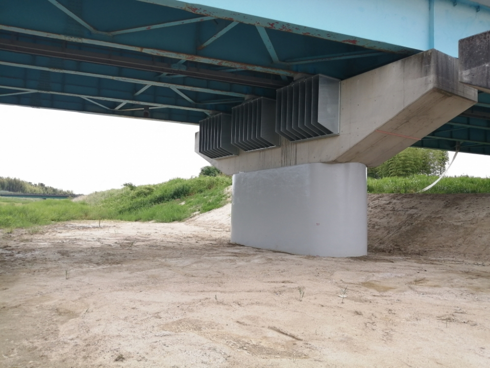 国道161号高島南部地区耐震補強工事 写真1