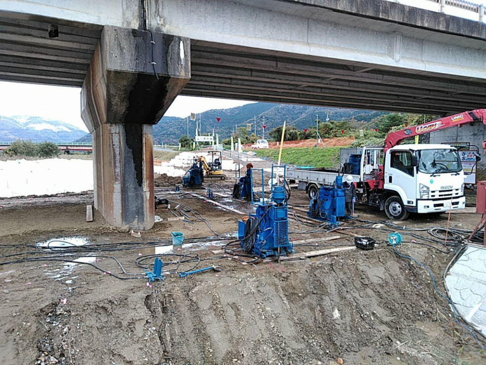 国道161号知内川大橋耐震補強工事 写真6